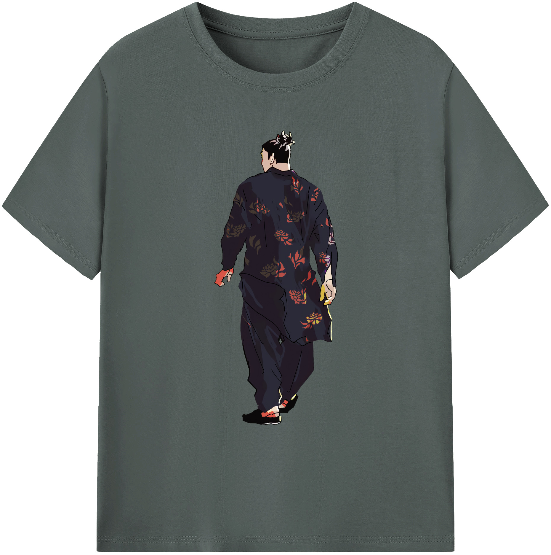 （画像用） 呪術廻戦 Jujutsu Kaisen 綿100％ メンズ半袖Tシャツ｜肌触りやわらか＆通気性